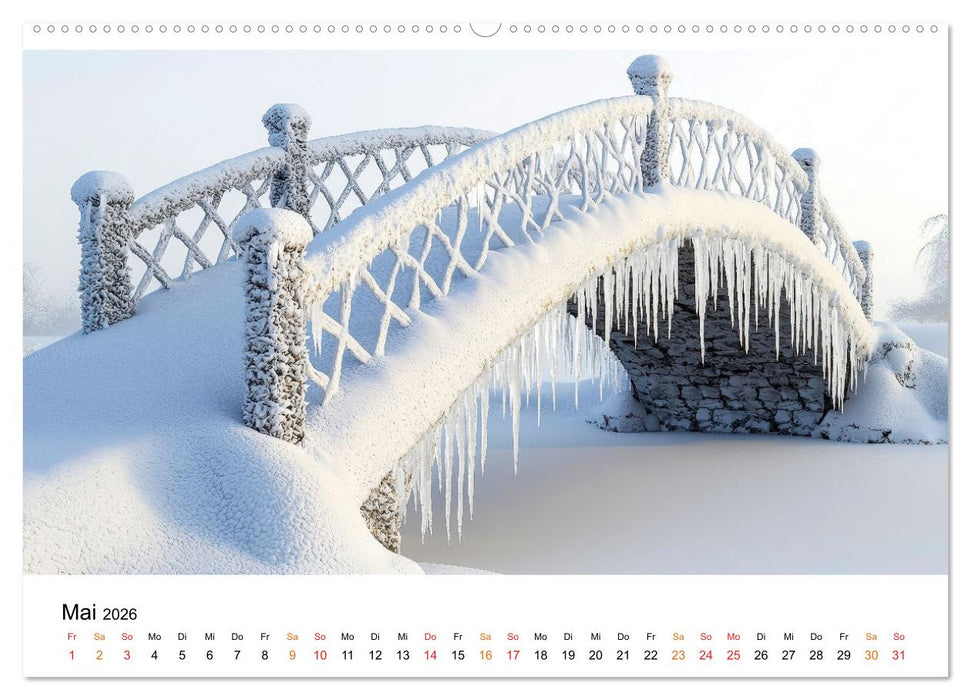 Winterzauber - Nordwind und Schneegestöber (CALVENDO Wandkalender 2026)