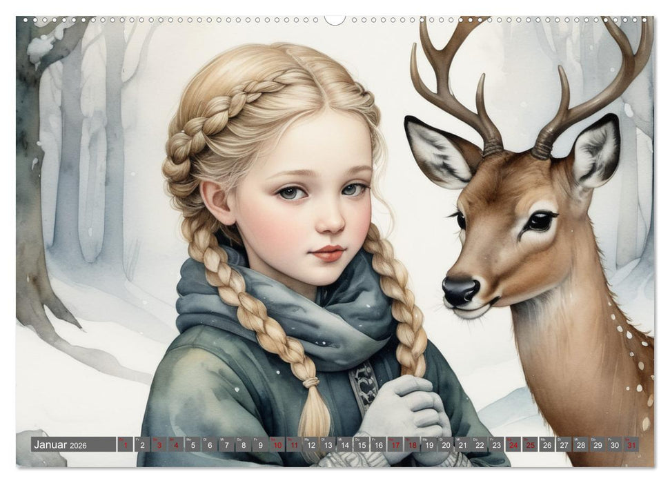 Liebste Kinder (CALVENDO Premium Wandkalender 2026)