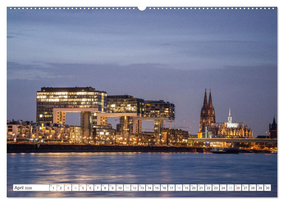 Blaue Stunde in Nordrhein-Westfalen (CALVENDO Wandkalender 2026)