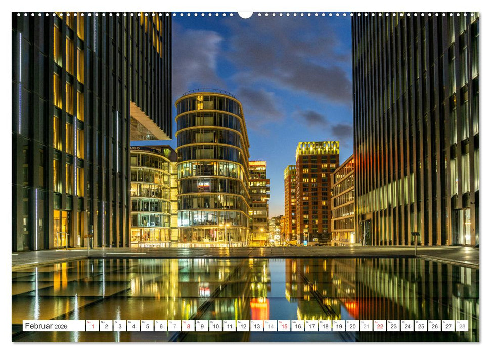 Blaue Stunde in Nordrhein-Westfalen (CALVENDO Premium Wandkalender 2026)