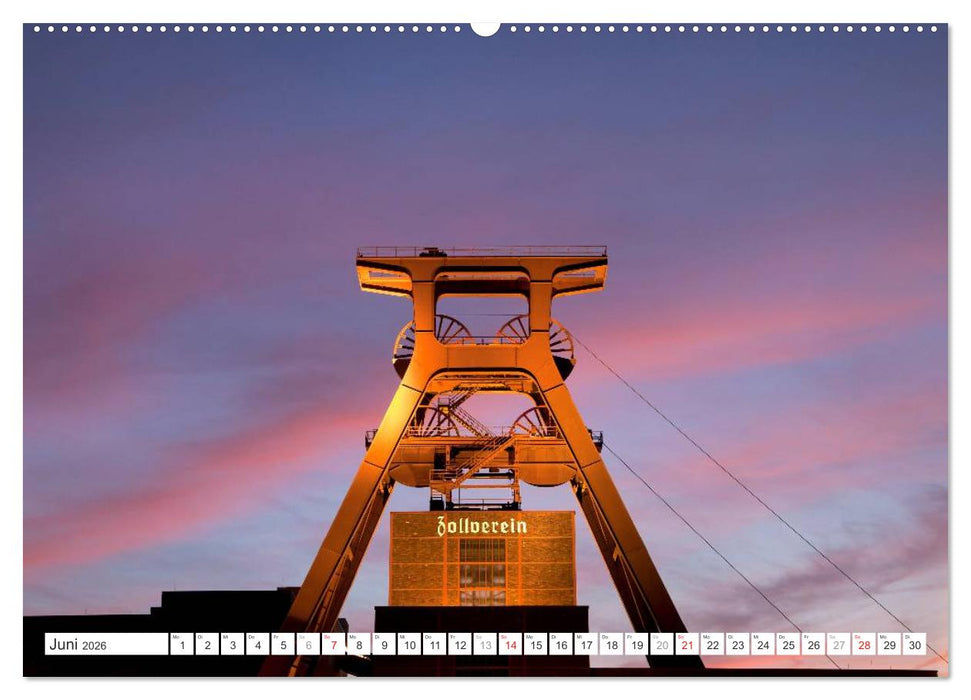 Blaue Stunde in Nordrhein-Westfalen (CALVENDO Premium Wandkalender 2026)