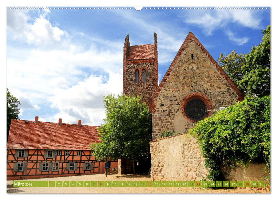 Brandenburg - Schöne Ausflugsziele nördlich von Berlin (CALVENDO Premium Wandkalender 2026)