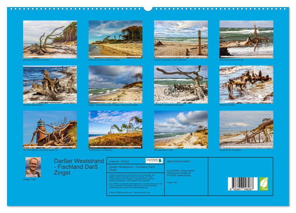 Darßer Weststrand - Fischland Darß Zingst (CALVENDO Premium Wandkalender 2026)