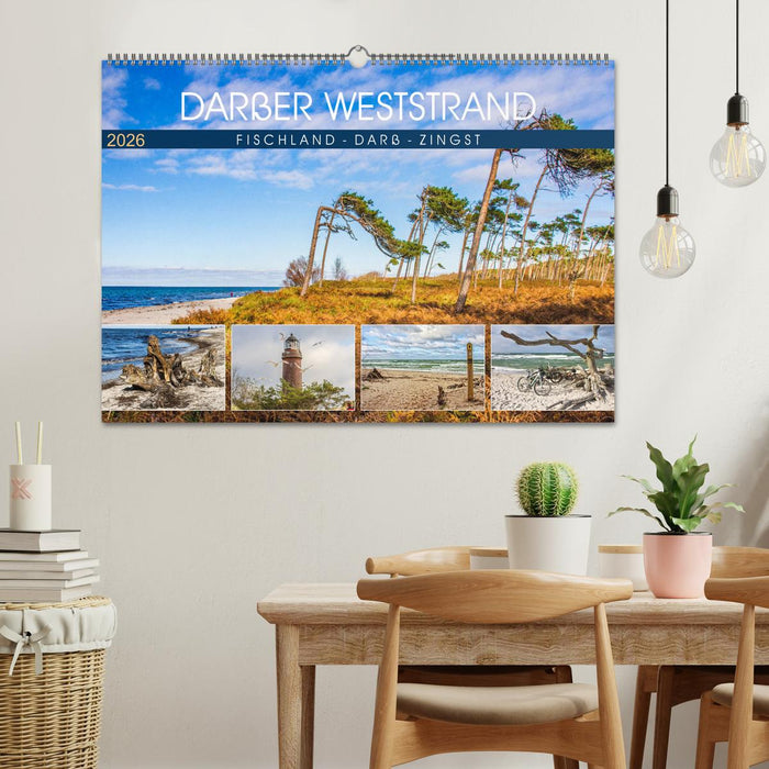 Darßer Weststrand - Fischland Darß Zingst (CALVENDO Wandkalender 2026)
