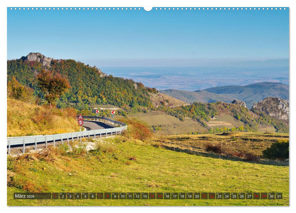 TransApuseni - Schönste Panoramastraße in Siebenbürgen (CALVENDO Premium Wandkalender 2026)