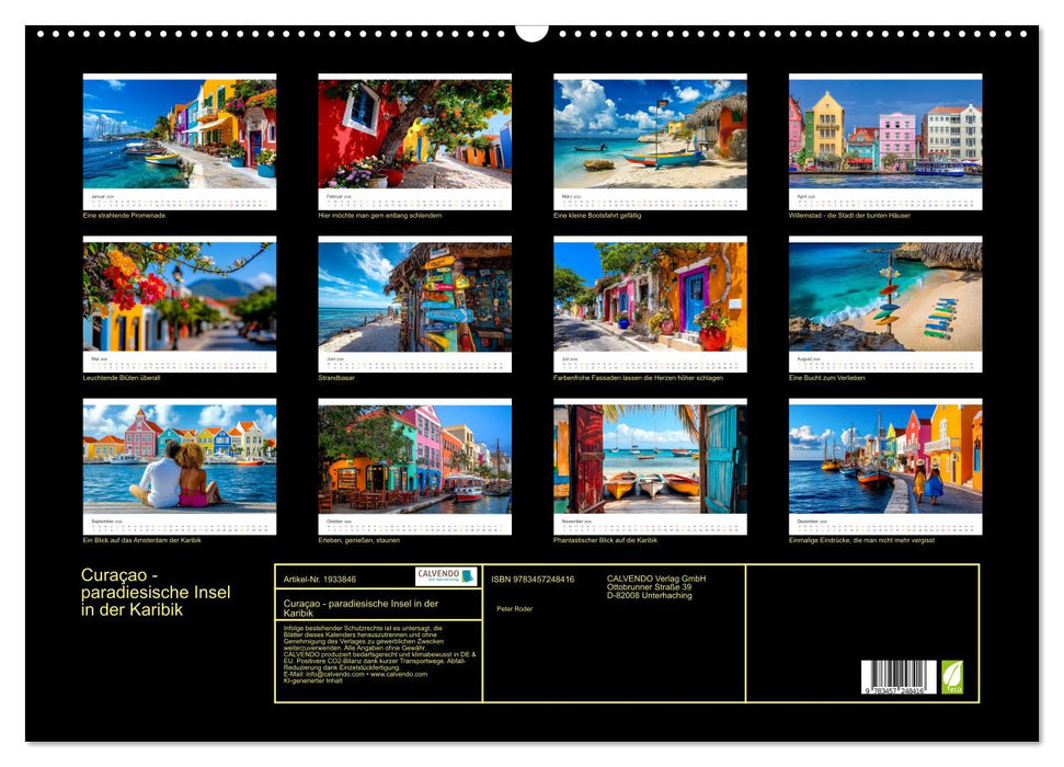 Curaçao - paradiesische Insel in der Karibik (CALVENDO Wandkalender 2026)