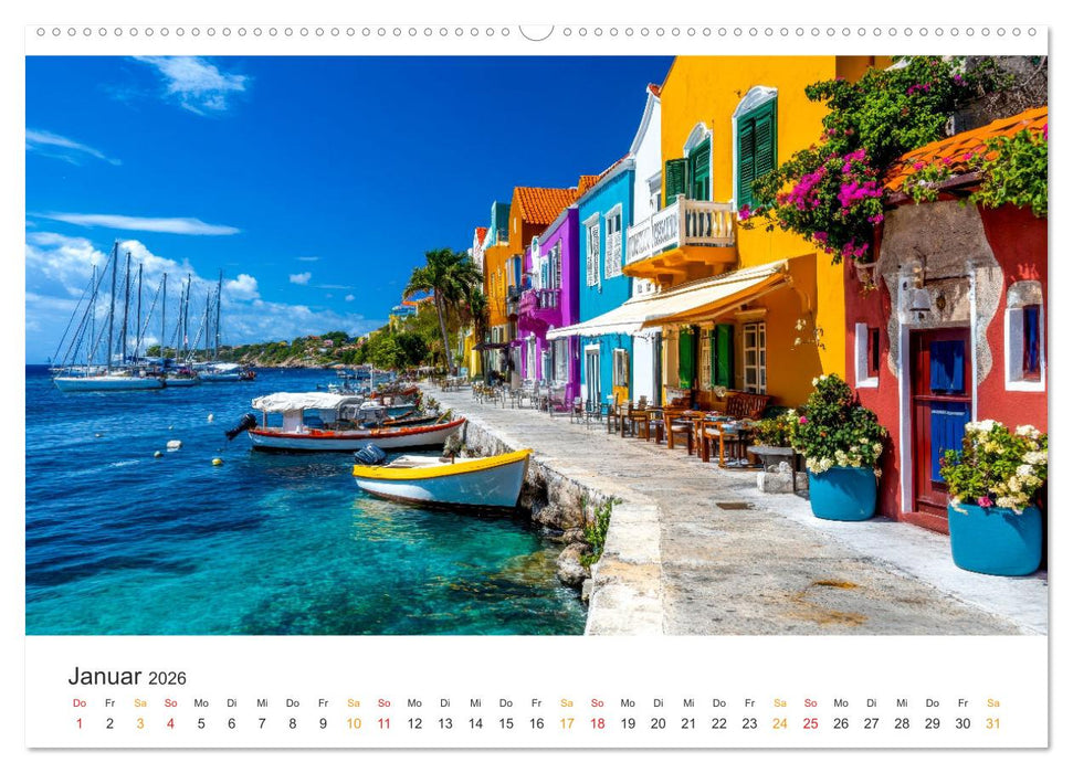 Curaçao - paradiesische Insel in der Karibik (CALVENDO Wandkalender 2026)
