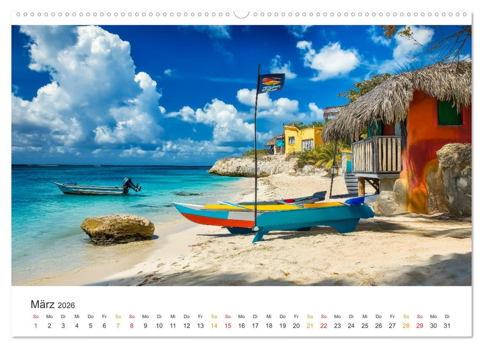 Curaçao - paradiesische Insel in der Karibik (CALVENDO Wandkalender 2026)