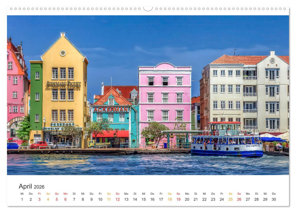Curaçao - paradiesische Insel in der Karibik (CALVENDO Wandkalender 2026)