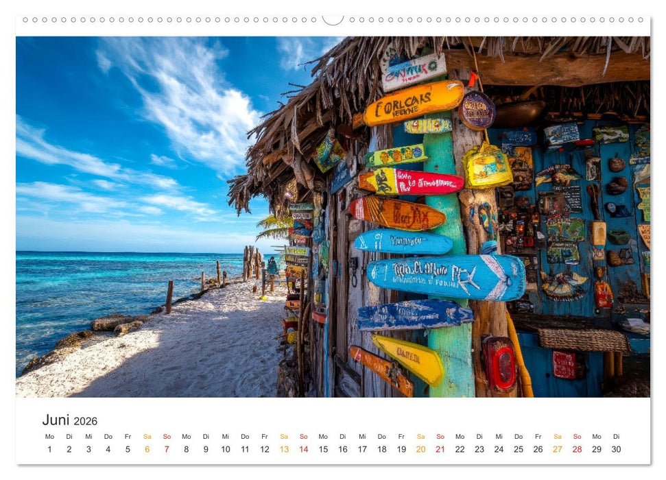 Curaçao - paradiesische Insel in der Karibik (CALVENDO Wandkalender 2026)