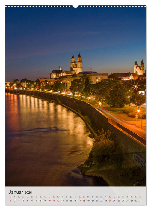 Magdeburg - Liebenswerte Stadt an der Elbe (CALVENDO Premium Wandkalender 2026)