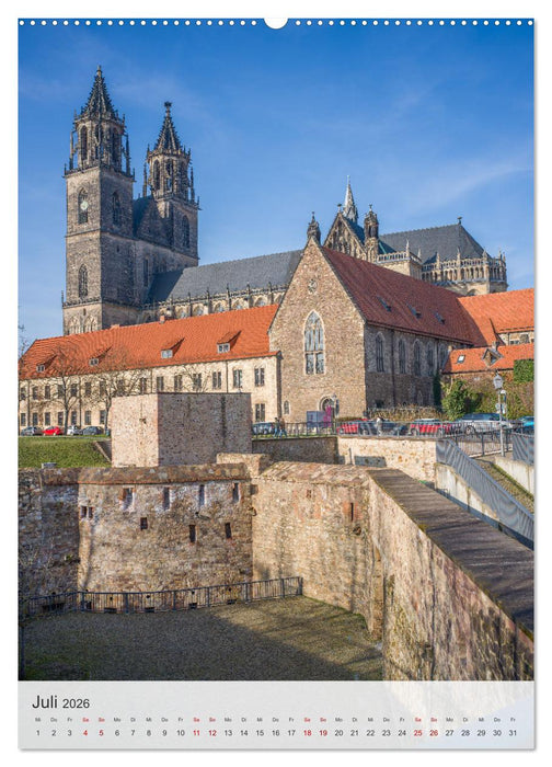 Magdeburg - Liebenswerte Stadt an der Elbe (CALVENDO Premium Wandkalender 2026)