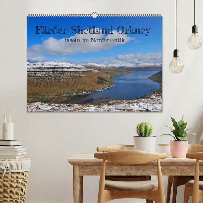 Färöer, Shetland, Orkney - Inseln im Nordatlantik (CALVENDO Wandkalender 2026)