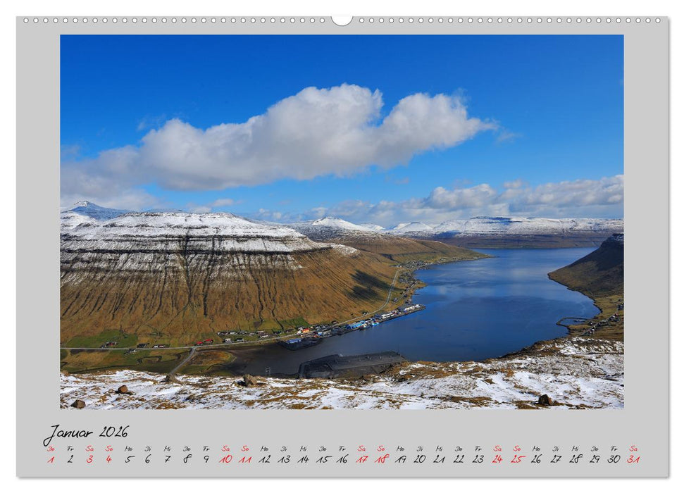 Färöer, Shetland, Orkney - Inseln im Nordatlantik (CALVENDO Wandkalender 2026)