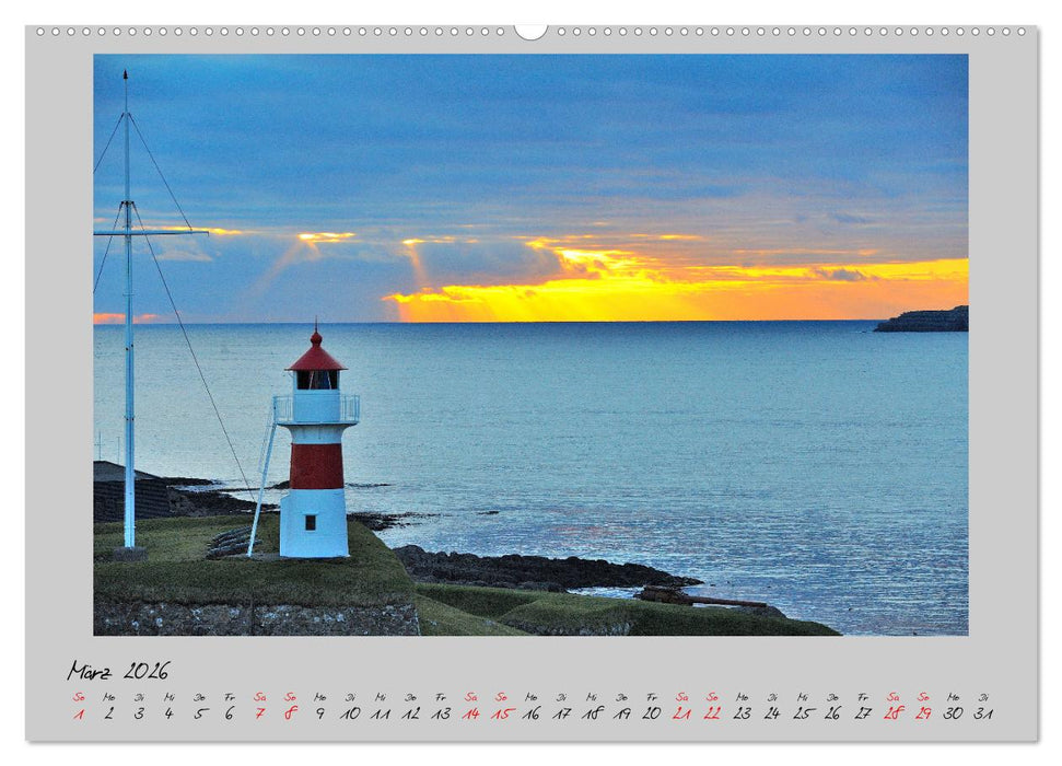 Färöer, Shetland, Orkney - Inseln im Nordatlantik (CALVENDO Wandkalender 2026)