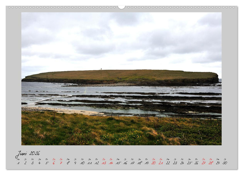Färöer, Shetland, Orkney - Inseln im Nordatlantik (CALVENDO Wandkalender 2026)