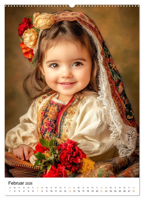 Kinder der Welt - ein Lächeln öffnet Herzen (CALVENDO Wandkalender 2026)