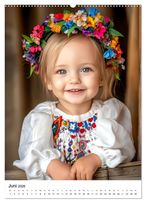 Kinder der Welt - ein Lächeln öffnet Herzen (CALVENDO Wandkalender 2026)