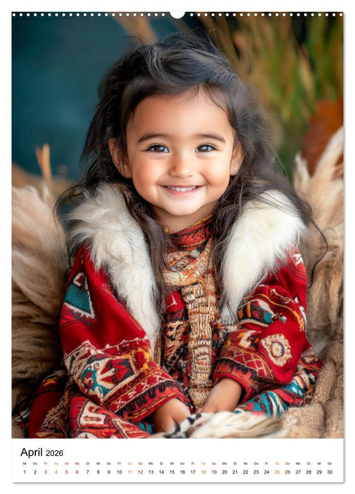 Kinder der Welt - ein Lächeln öffnet Herzen (CALVENDO Premium Wandkalender 2026)