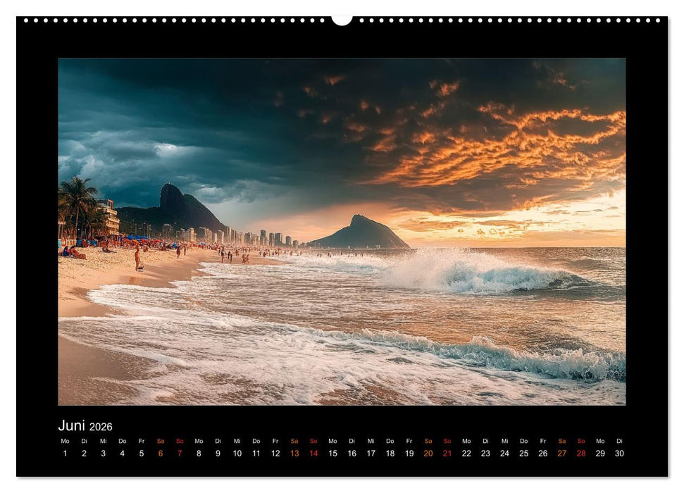 Brasilien - Natur, Kultur und Lebensfreude (CALVENDO Wandkalender 2026)