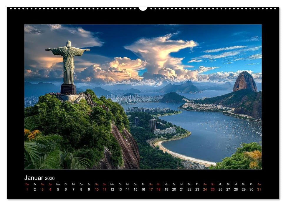 Brasilien - Natur, Kultur und Lebensfreude (CALVENDO Premium Wandkalender 2026)