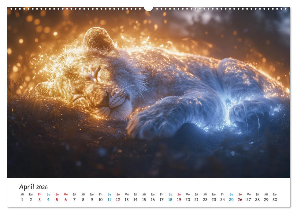 Die Stärke der Löwenwächter (CALVENDO Premium Wandkalender 2026)