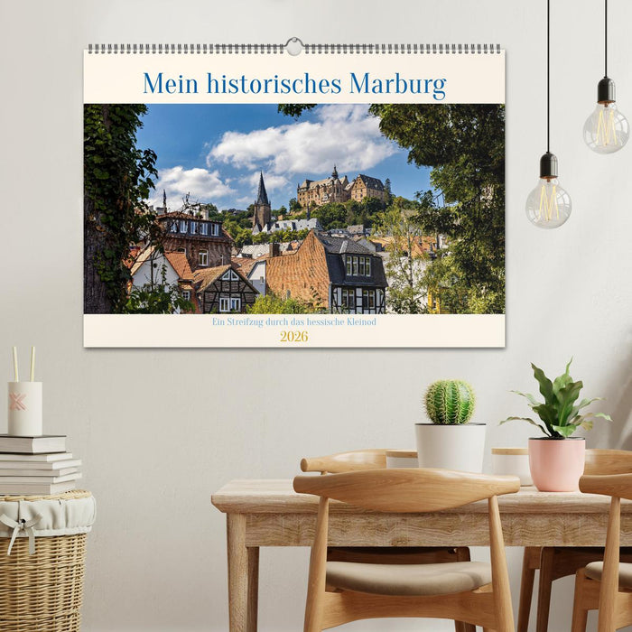Mein historisches Marburg (CALVENDO Wandkalender 2026)