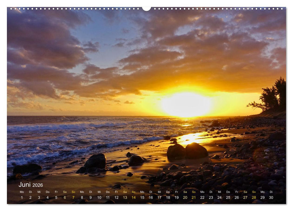 La Reunion - Traumhafte Küsten und Hochgebirge (CALVENDO Premium Wandkalender 2026)