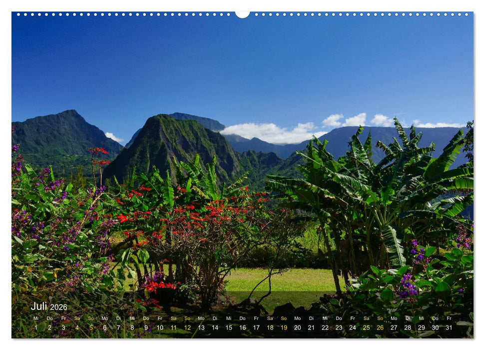 La Reunion - Traumhafte Küsten und Hochgebirge (CALVENDO Premium Wandkalender 2026)