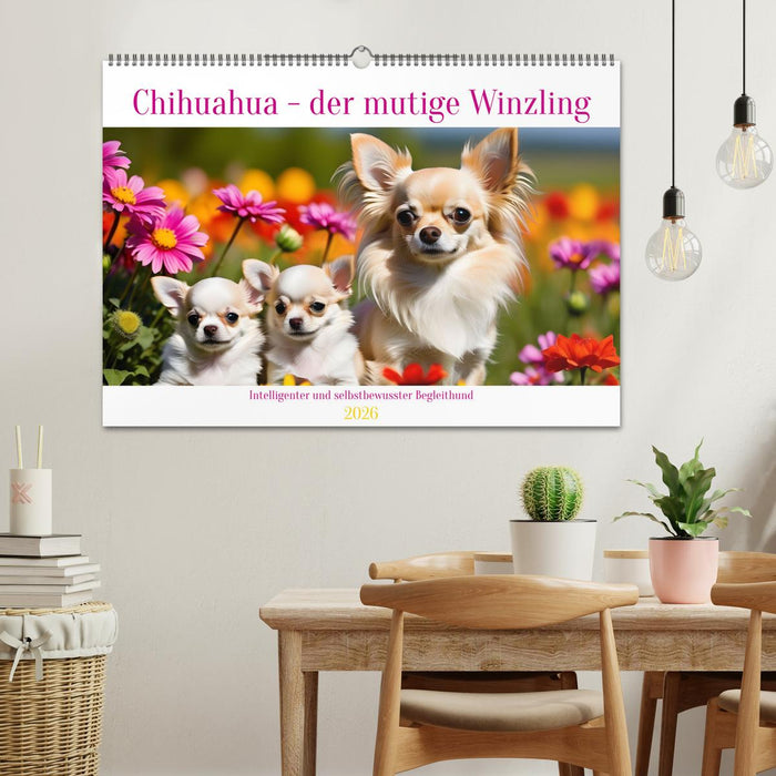 Chihuahua - der mutige Winzling (CALVENDO Wandkalender 2026)
