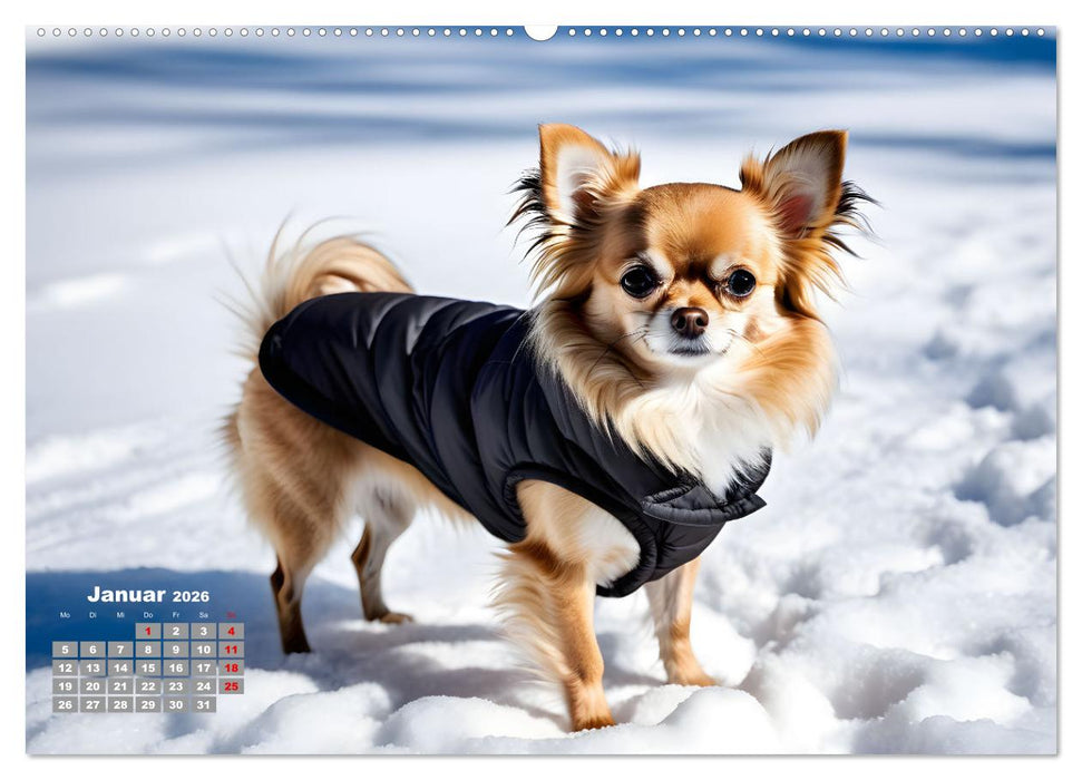 Chihuahua - der mutige Winzling (CALVENDO Wandkalender 2026)