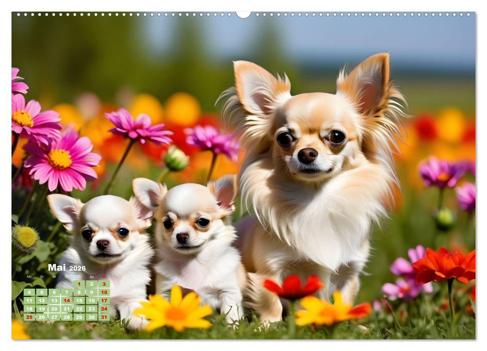 Chihuahua - der mutige Winzling (CALVENDO Wandkalender 2026)