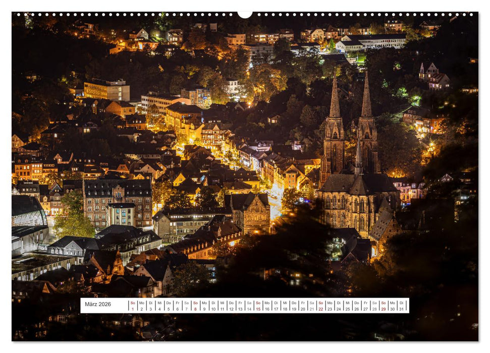 Mein historisches Marburg (CALVENDO Premium Wandkalender 2026)
