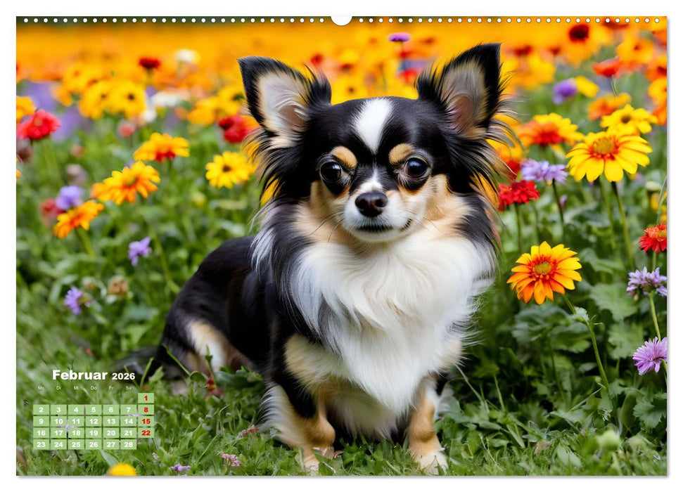 Chihuahua - der mutige Winzling (CALVENDO Premium Wandkalender 2026)