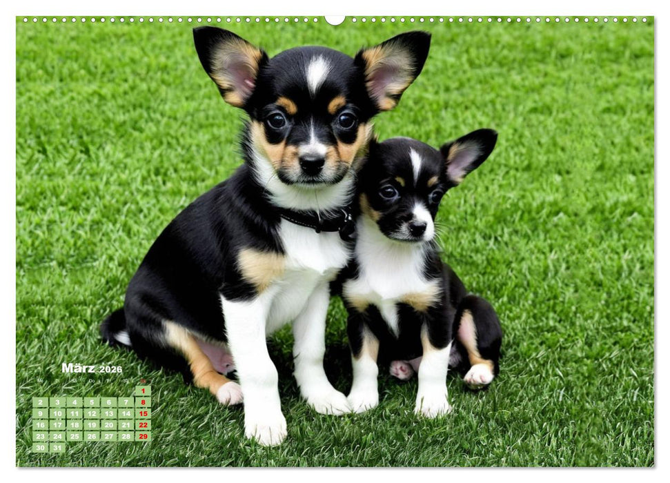 Chihuahua - der mutige Winzling (CALVENDO Premium Wandkalender 2026)