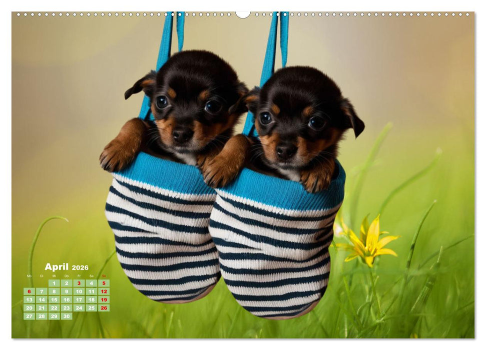 Chihuahua - der mutige Winzling (CALVENDO Premium Wandkalender 2026)