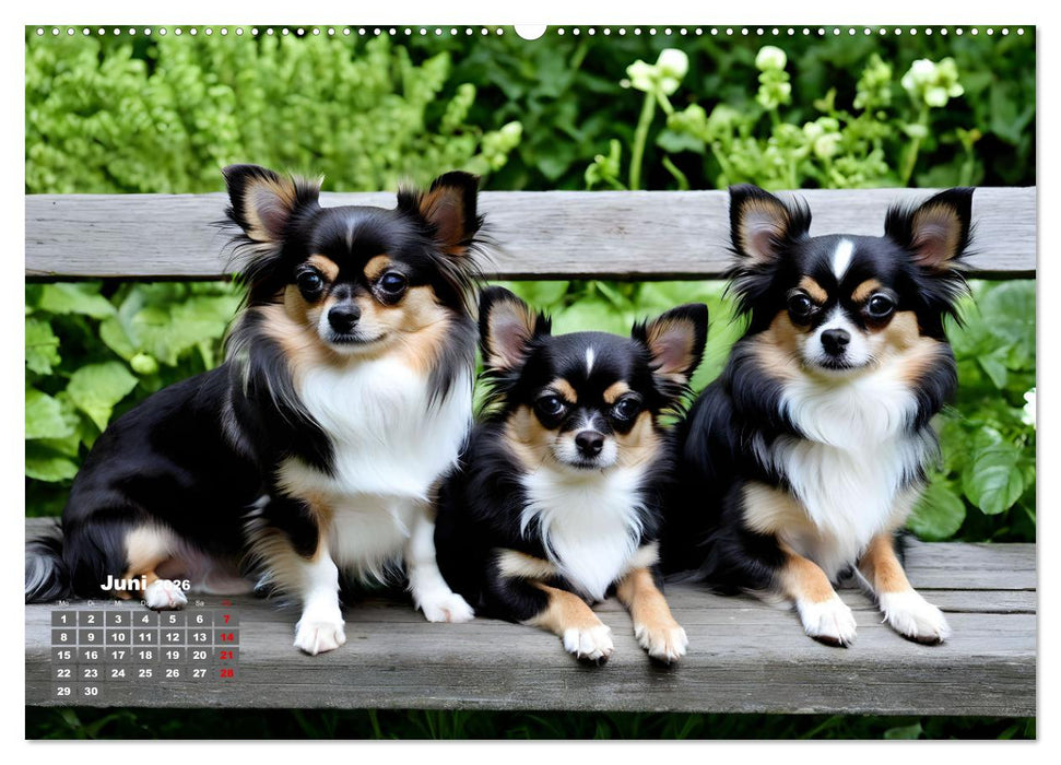 Chihuahua - der mutige Winzling (CALVENDO Premium Wandkalender 2026)