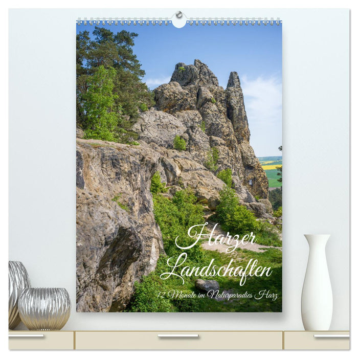 Harzer Landschaften - 12 Monate im Naturparadies Harz (CALVENDO Premium Wandkalender 2026)