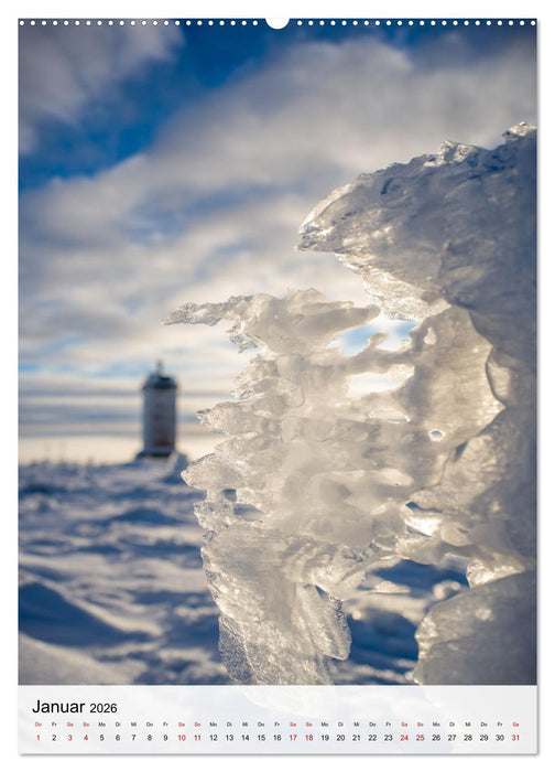 Harzer Landschaften - 12 Monate im Naturparadies Harz (CALVENDO Premium Wandkalender 2026)
