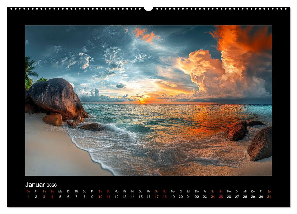 Paradiesische Inselwelten (CALVENDO Wandkalender 2026)