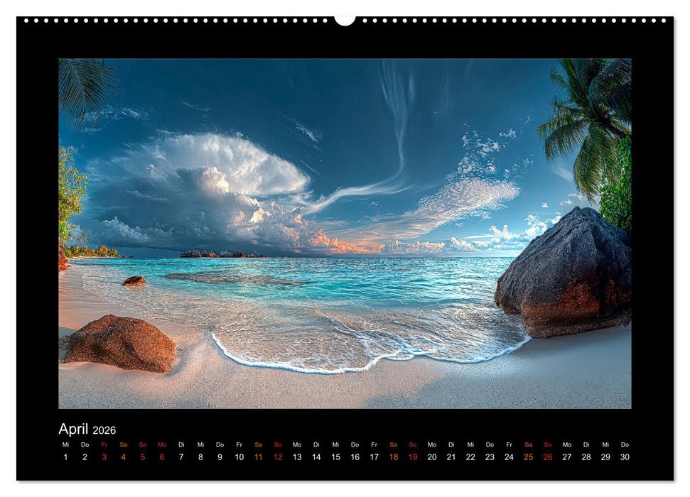 Paradiesische Inselwelten (CALVENDO Wandkalender 2026)