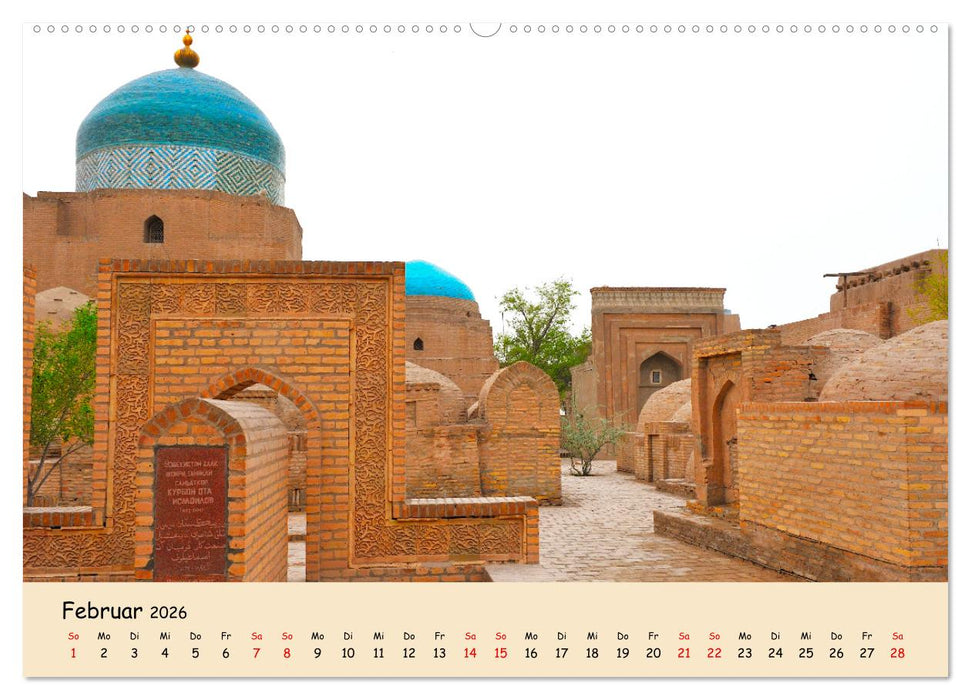Usbekistan, Perlen der Seidenstraße (CALVENDO Premium Wandkalender 2026)