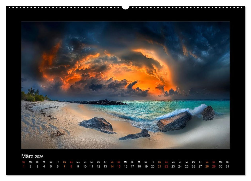 Paradiesische Inselwelten (CALVENDO Premium Wandkalender 2026)