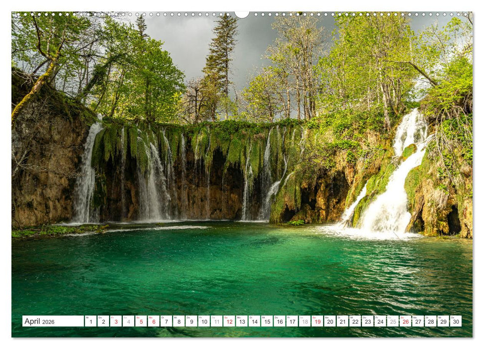 Welterbe in Kroatien - Plitvicer Seen (CALVENDO Wandkalender 2026)