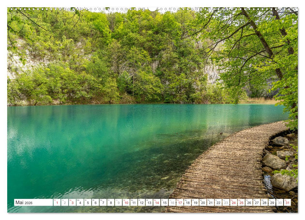 Welterbe in Kroatien - Plitvicer Seen (CALVENDO Wandkalender 2026)
