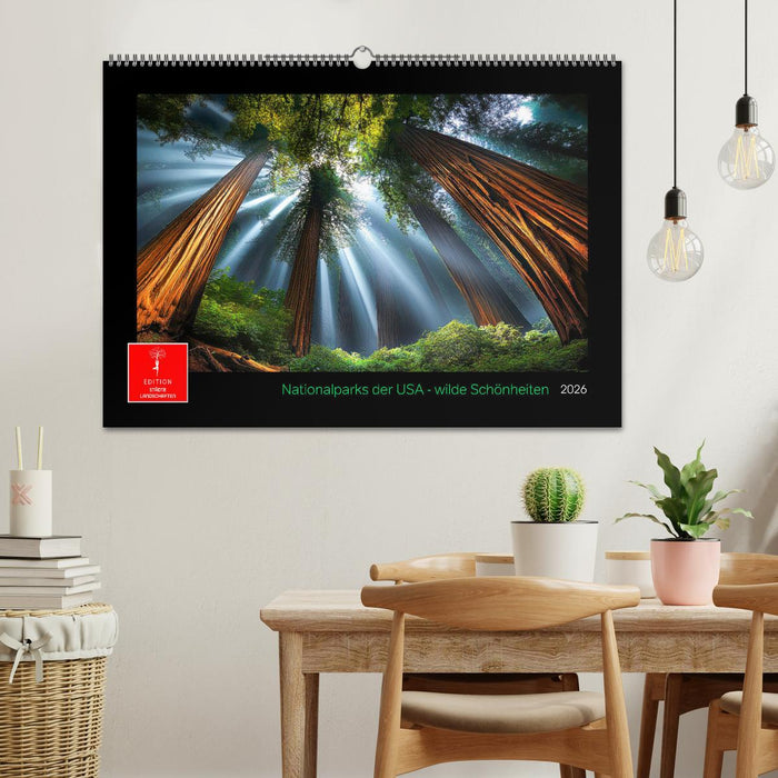 Nationalparks der USA - wilde Schönheiten (CALVENDO Wandkalender 2026)