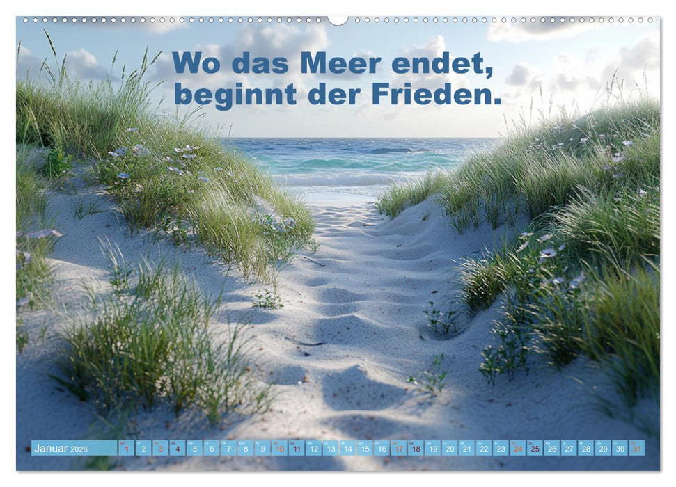 Wortperlen (CALVENDO Premium Wandkalender 2026)