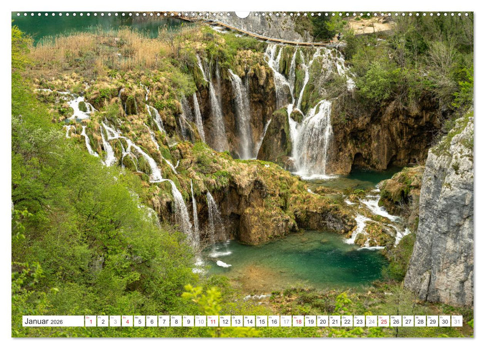 Welterbe in Kroatien - Plitvicer Seen (CALVENDO Premium Wandkalender 2026)