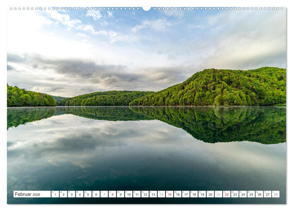 Welterbe in Kroatien - Plitvicer Seen (CALVENDO Premium Wandkalender 2026)