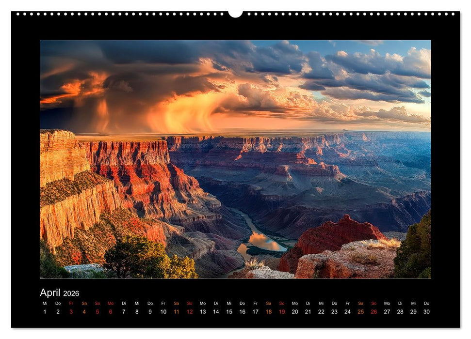 Nationalparks der USA - wilde Schönheiten (CALVENDO Premium Wandkalender 2026)
